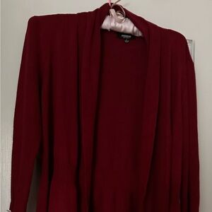 Persaya Women's Deep Red Cardigan